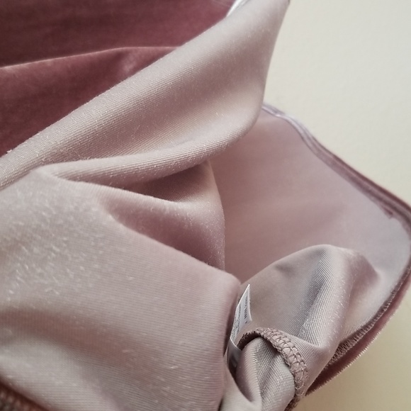 GNW Velvet Tank Top Velour Mock Turtle Neck - Picture 4 of 6